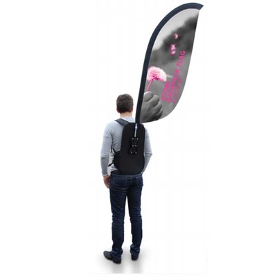 Zoom Banner Outdoor Portable Flag Backpack