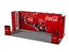20.7 Straight Frame with 2 Tower Returns 20ft Popup Display