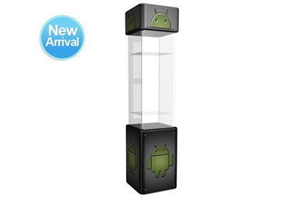 Trade Show Display Accessories: SOLO Square Display Case - ExhibitDEAL