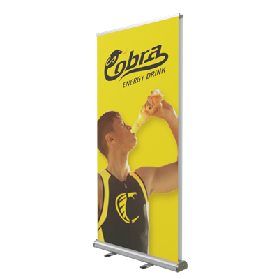 Retractable Double Sided Bannerstand 2 39.4"