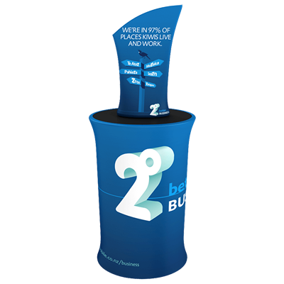 Bambino Brandcusi Tabletop Tension Fabric Banner Stand
