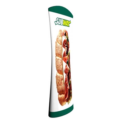BOW Brandcusi Curve Top Tension Fabric Banner Stand