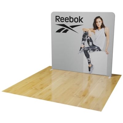 8ft Waveline Straight Backwall Display