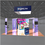 20ft BrightLine Island Light Box Display - Kit 11