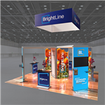 20ft BrightLine Island Light Box Display - Kit 12