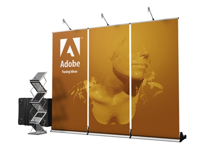 10ft Banner Wall Expo Set