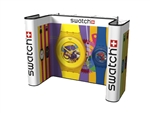 10ft Custom pop up display 2 tower return