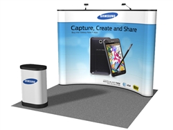Concave 10' Pop up Display