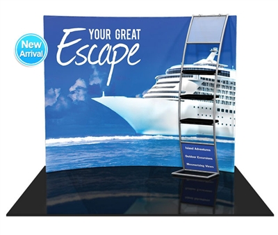 Formulate HC9 Curved Tension Fabric Display