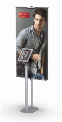 24" Hybrid Pro Tablet Banner Stand