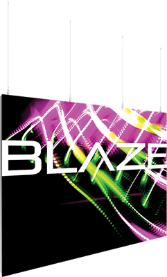 10ft Blaze Hanging Light Box Banner