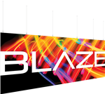 20ft Blaze Hanging Light Box Banner