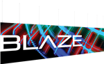 30ft Blaze Hanging Light Box Banner