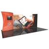 20ft Formulate Designer Fabric Backwall Kit 13 with two Monitors