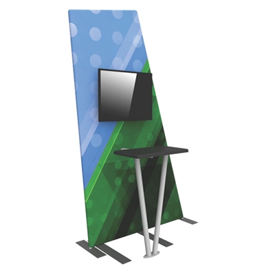 Formulate Tension Fabric Monitor Kiosk 2