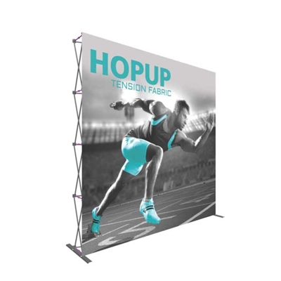 10ft Hopup Extra Tall Straight Tension Fabric Popup