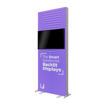 StraightLine Tension Fabric Display 3ft - J TV Kit