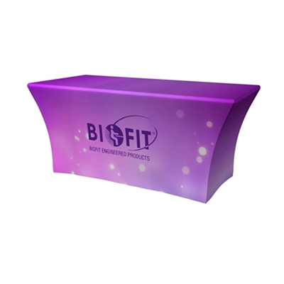 6ft STRETCH Table Cover Full Color Dye Sub