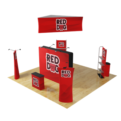 20ft Tension Fabric Island Display Kit - DELTA