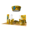 20ft Tension Fabric Island Display Kit - ZETA