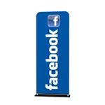 36inch x 78inch Waveline Fabric Banner Stand